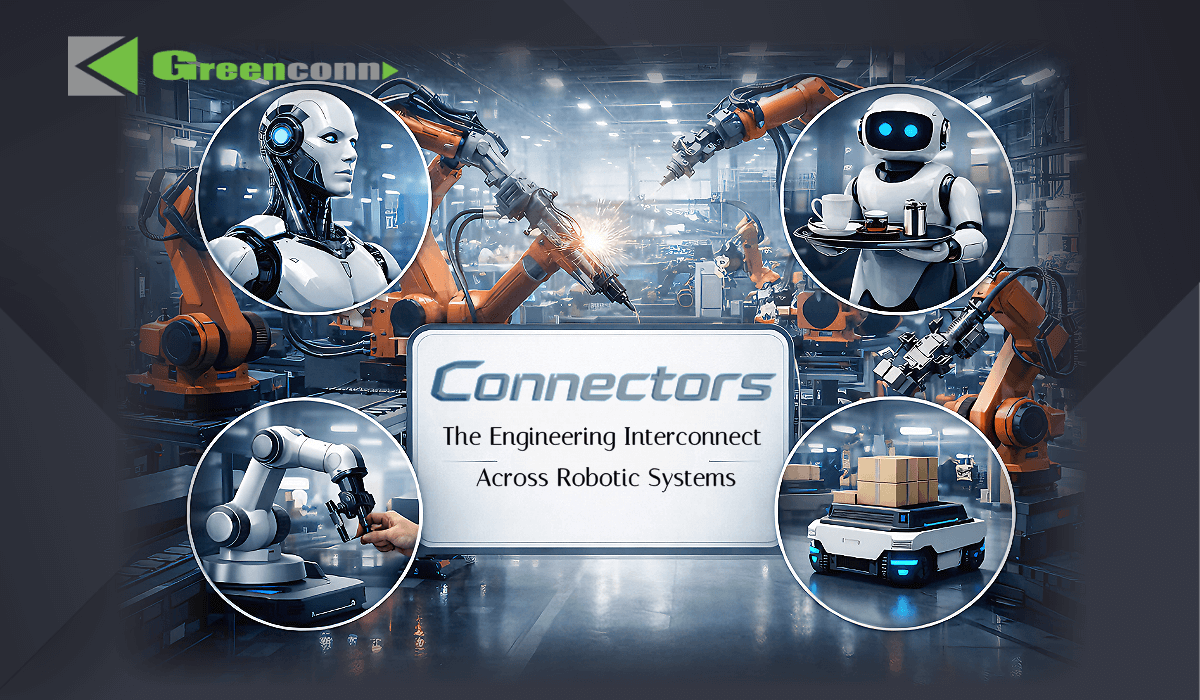 連接器在機器人關節模組、控制系統和移動執行單元的工程支持｜Greenconn