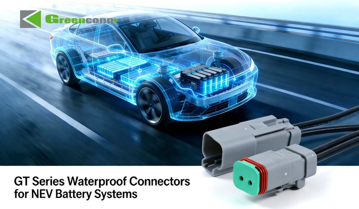 GT系列防水連接器：新能源汽車電池系統的可靠連接方案
